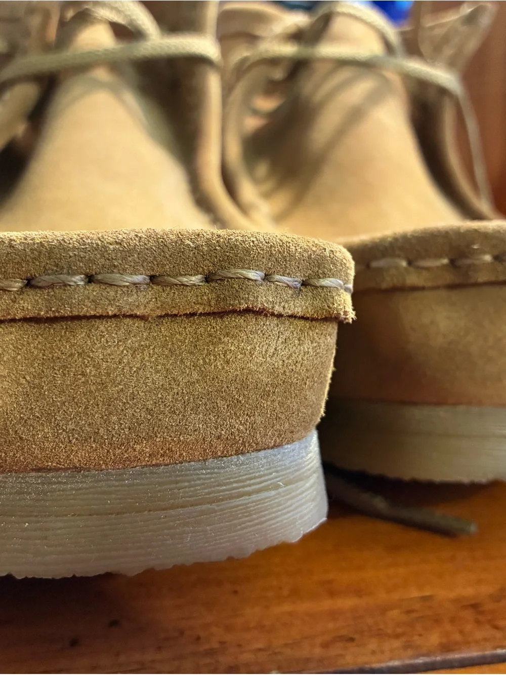 Clarks Men’s Tan Suede Chukka Boots